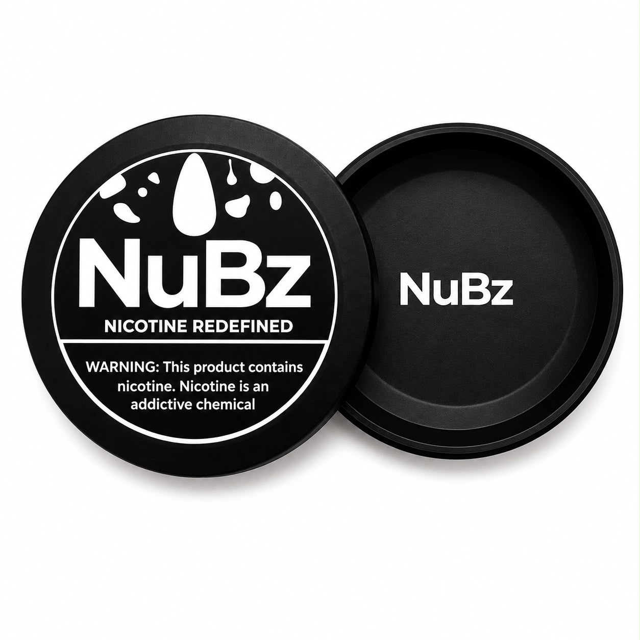 Assorted flavored nicotine pouches arranged in product tins